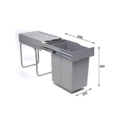 Система сортировки мусора ALBIO 20 1X21 L+0,5 L Система сортировки мусора ALBIO 20 1X21 L+0,5 L