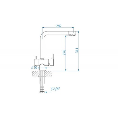 Смеситель Alveus Aquila G91 Смеситель Alveus Aquila G91