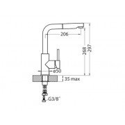 Смеситель Alveus SIROS - P хром