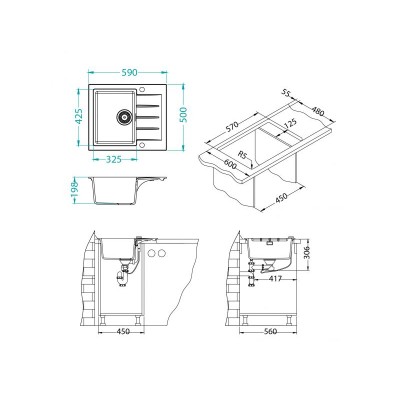 Мойка Alveus Cadit 10 Мойка Alveus Cadit 10