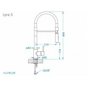 Смеситель Alveus Lyra-S
