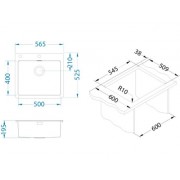 Мойка Alveus Pure Monarch 70 золото
