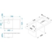 Мойка Alveus Pure 40 чаша справа
