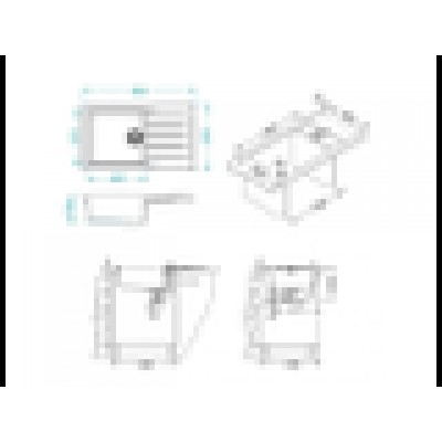 Мойка Alveus Cadit 40 бетон Мойка Alveus Cadit 40 бетон