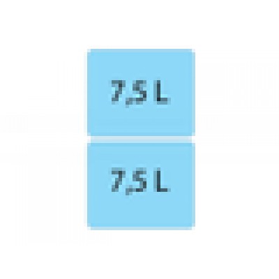 Система сортировки мусора ALBIO 10 2X7,5 L Система сортировки мусора ALBIO 10 2X7,5 L