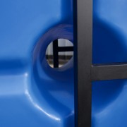 Емкость ЭКОПРОМ ST 2000 л с патрубками 100мм в обрешетке