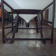 Емкость ЭКОПРОМ ЦКТ 3000 л с патрубком в обрешетке с лестницей