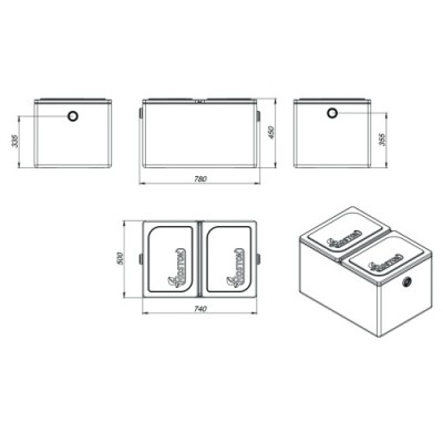 Жироуловитель ЭКОПРОМ Rostok 1000 Жироуловитель ЭКОПРОМ Rostok 1000