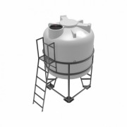 Емкость ЭКОПРОМ ЦКТ 5000 л с патрубком в обрешетке