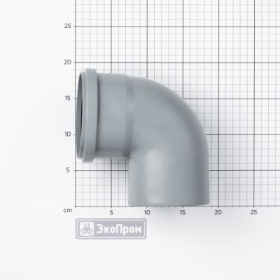 Отвод ЭКОПРОМ 110х87 пластик Отвод ЭКОПРОМ 110х87 пластик