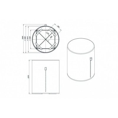 Емкость ЭКОПРОМ T 5000 л с утеплением и поддоном Емкость ЭКОПРОМ T 5000 л с утеплением и поддоном