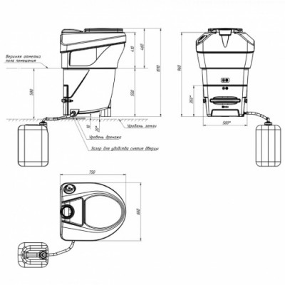 Туалет компостный ЭКОПРОМ Rostok Туалет компостный ЭКОПРОМ Rostok