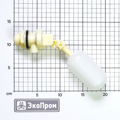 Поплавковый клапан ЭКОПРОМ G3/4 пластик овал, L=195 мм Поплавковый клапан ЭКОПРОМ G3/4 пластик овал, L=195 мм