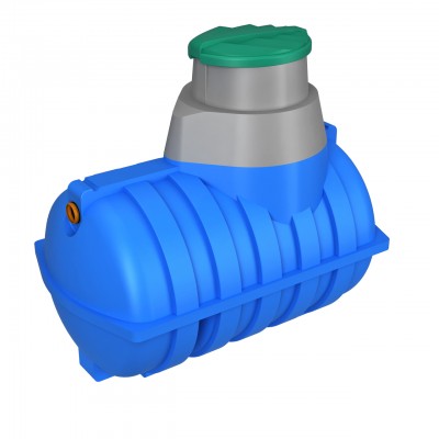 Емкость ЭКОПРОМ подземная U 2000 синяя Емкость ЭКОПРОМ подземная U 2000 синяя