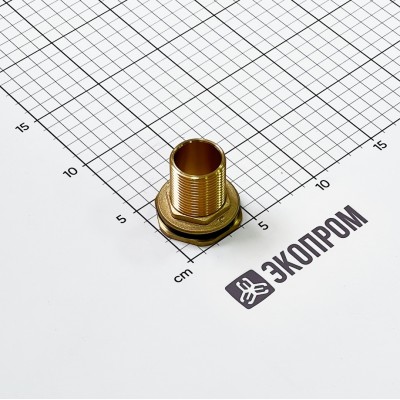 Отвод из бака ЭКОПРОМ в сборе G1 латунь Отвод из бака ЭКОПРОМ в сборе G1 латунь