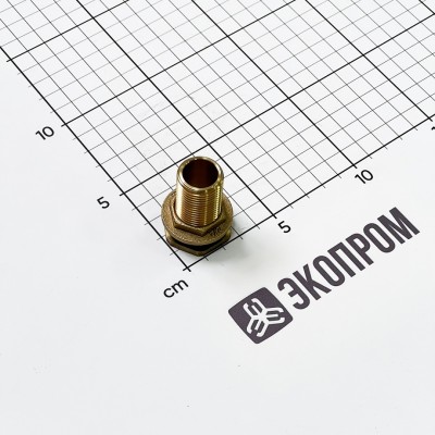Отвод из бака ЭКОПРОМ в сборе G1/2 латунь Отвод из бака ЭКОПРОМ в сборе G1/2 латунь