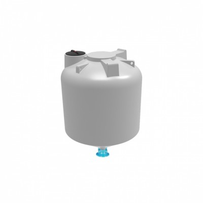 Емкость ЭКОПРОМ ЦКТ 5000л с патрубком 160мм с фланцем под плотность до 1.2 г/см³ белая Емкость ЭКОПРОМ ЦКТ 5000л с патрубком 160мм с фланцем под плотность до 1.2 г/см³ белая