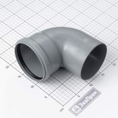 Отвод ЭКОПРОМ 110х87 пластик Отвод ЭКОПРОМ 110х87 пластик