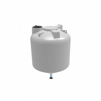 Емкость ЭКОПРОМ ЦКТ 5000л с патрубком 90мм с фланцем под плотность до 1.5 г/см³ белая Емкость ЭКОПРОМ ЦКТ 5000л с патрубком 90мм с фланцем под плотность до 1.5 г/см³ белая