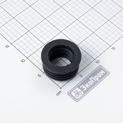 Манжета резина ЭКОПРОМ Дн73 х 50 переходная чугун/пластик Манжета резина ЭКОПРОМ Дн73 х 50 переходная чугун/пластик