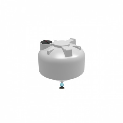 Емкость ЭКОПРОМ ЦКТ 3000л с патрубком 110мм с фланцем белая Емкость ЭКОПРОМ ЦКТ 3000л с патрубком 110мм с фланцем белая