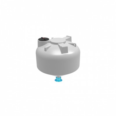 Емкость ЭКОПРОМ ЦКТ 3000л с патрубком 160мм с фланцем белая Емкость ЭКОПРОМ ЦКТ 3000л с патрубком 160мм с фланцем белая