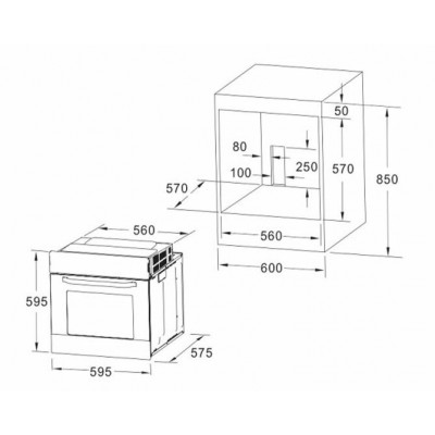Духовой шкаф электрический AKPO PEA 6508F MMD01 WH Духовой шкаф электрический AKPO PEA 6508F MMD01 WH