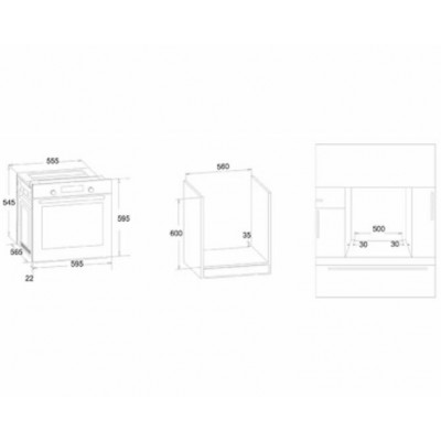 Духовка электрическая встраиваемая LUX DORF B6EL56150 Духовка электрическая встраиваемая LUX DORF B6EL56150