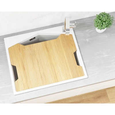 Мойка KitKraken Ocean White белый 600х500 Мойка KitKraken Ocean White белый 600х500