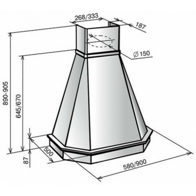 Вытяжка Эликор Камин Грань 90 бежевый/дуб неокр 90П-650-П3Л Вытяжка Эликор Камин Грань 90 бежевый/дуб неокр 90П-650-П3Л