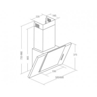 ВЫТЯЖКА AKPO WK-4 Grand eco 60 см. чер. ВЫТЯЖКА AKPO WK-4 Grand eco 60 см. чер.