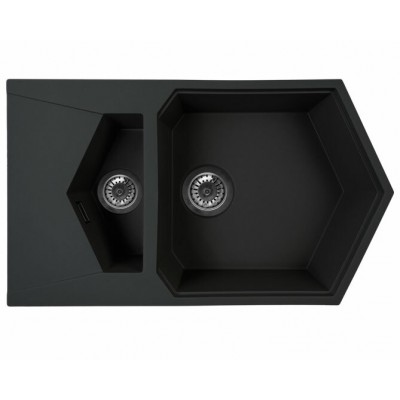 Мойка KitKraken Pond Black чёрный 850х500 Мойка KitKraken Pond Black чёрный 850х500