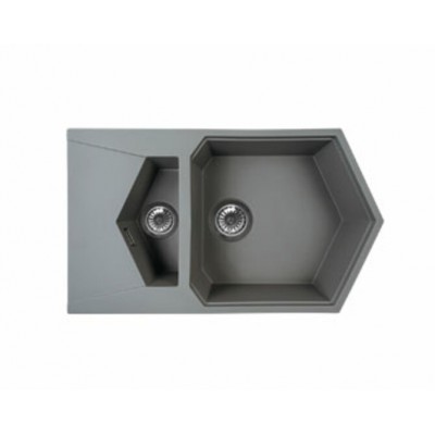 Мойка KitKraken Pond Graphite тёмно-серый 850х500 Мойка KitKraken Pond Graphite тёмно-серый 850х500