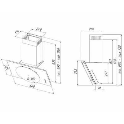 Вытяжка AKPO WK-4 Selene eco 60 см. белый Вытяжка AKPO WK-4 Selene eco 60 см. белый