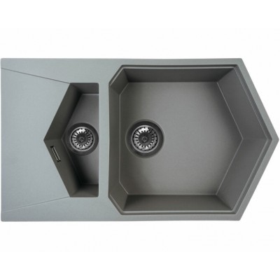 Мойка KitKraken Pond Grey серый 850х500 Мойка KitKraken Pond Grey серый 850х500