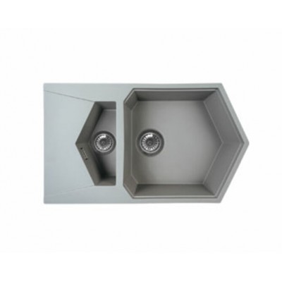 Мойка KitKraken Pond Grey серый 850х500 Мойка KitKraken Pond Grey серый 850х500