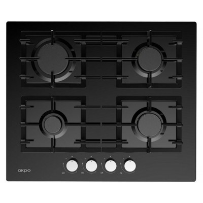Варочная поверхность газовая AKPO PGA 604 BGC BL Варочная поверхность газовая AKPO PGA 604 BGC BL