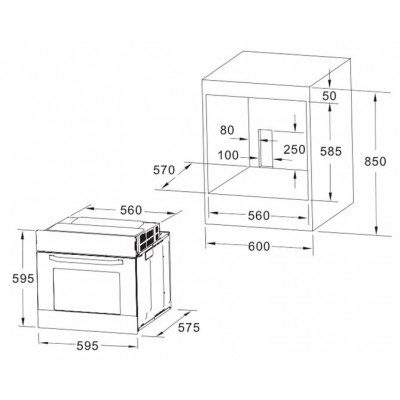 Духовой шкаф электрический AKPO PEA 6508F MMD01 IV Духовой шкаф электрический AKPO PEA 6508F MMD01 IV