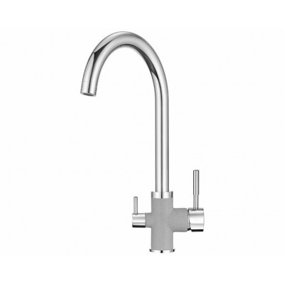 Смеситель Granula GR-3168 хром/алюминиум Смеситель Granula GR-3168 хром/алюминиум