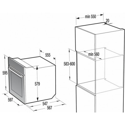 Духовой шкаф электрический GORENJE BO717E10X Духовой шкаф электрический GORENJE BO717E10X