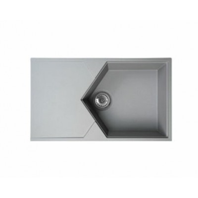 Мойка KitKraken Sea Grey серый 850х500 Мойка KitKraken Sea Grey серый 850х500