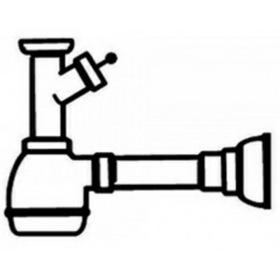 SMEG 3712 Сифон для 1 чаши SMEG 3712 Сифон для 1 чаши