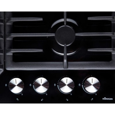 Газовая варочная панель Konigin Blaze 604 BKGW Газовая варочная панель Konigin Blaze 604 BKGW