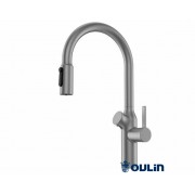 Смеситель с дозатором OULIN OL-8018 Satin