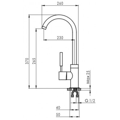Смеситель Granula GR-2125 брют Смеситель Granula GR-2125 брют