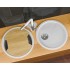 Мойка KitKraken Spring White белый 510х510 Мойка KitKraken Spring White белый 510х510