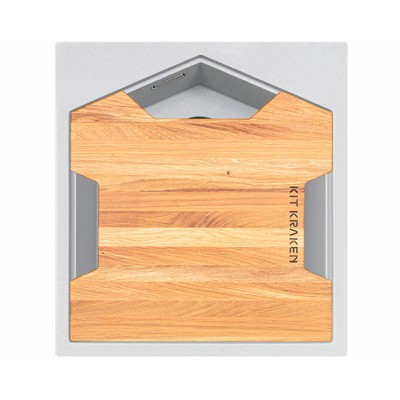 Мойка KitKraken Ocean 45 Musepels gray серый 413х444 Мойка KitKraken Ocean 45 Musepels gray серый 413х444