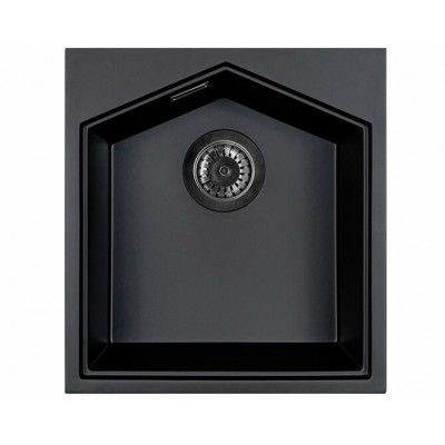 Мойка KitKraken Ocean 45 Carbone noir чёрный 413х444 Мойка KitKraken Ocean 45 Carbone noir чёрный 413х444