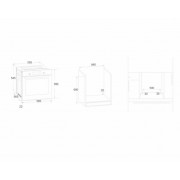 Духовка электрическая встраиваемая LUX DORF B6EM16050