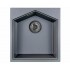 Мойка KitKraken Ocean 45 Rocky Anthracite тёмно-серый 413х444 Мойка KitKraken Ocean 45 Rocky Anthracite тёмно-серый 413х444